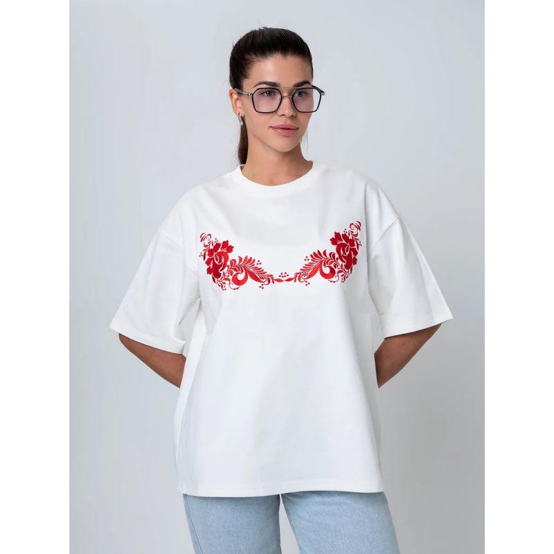 100% Cotton Summer 2025 Retro Sweet-Spicy Graphic T-Shirt. XL белый