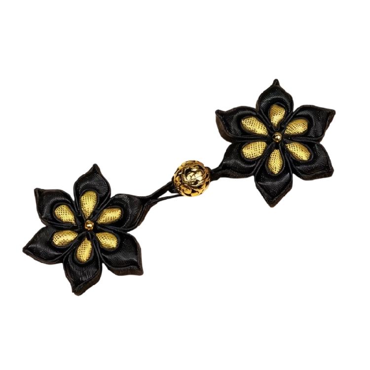 

Exquisite Oriental Knot Button Handmade Fabric Sewing Button Fasteners For Cheongsam Bridals Dress Sewing Crafting