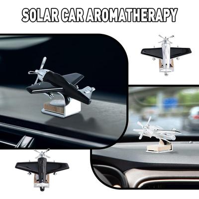 Solar Flugzeug Auto Parfüm Dekoration Solide Aromatherapie Auto Liefert Duft Solar Licht Auto Aromatherapie Dekoration L2Q3