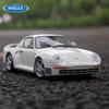 WELLY 1/24 for Porsche 959 Alloy Sports Car Model Diecast Metal Toy Vehicles Car Model High Simulation Collection Toy Gift