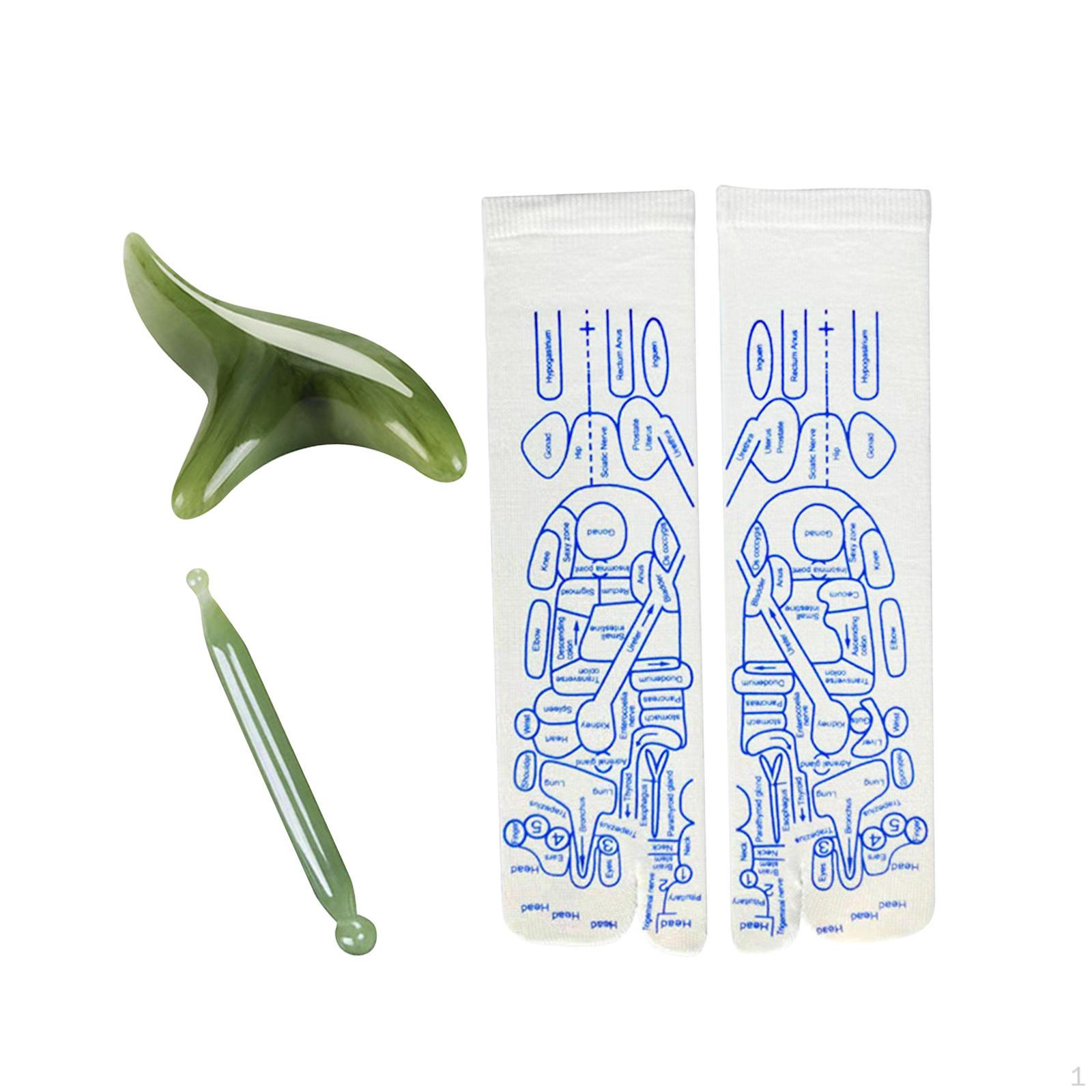 

Рефлексологічні шкарпетки для масажу ніг. Зручні повсякденні шкарпетки з точковою ручкою. Ілюстрація для Large English зелений