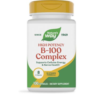 Nature's Way B-100 Complex B2 Coenzyme Included Capsules 1 Pcs, 100 Tablets