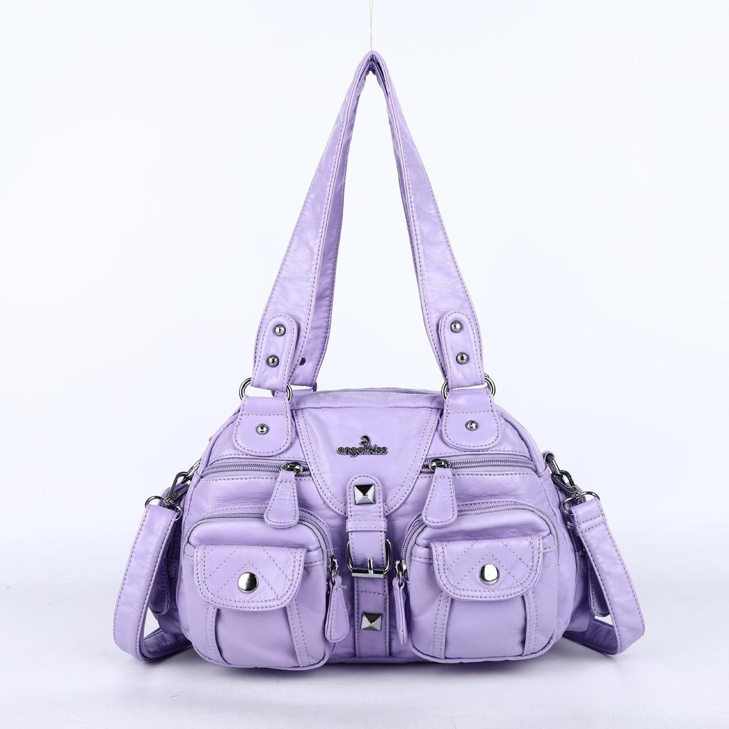 Women PU Shoulder Handbags Satchel Top-handle Dumpling Pack Crossbody Bags Phone Money Pack Schoudertassen Dames Groot