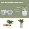 Hydroponic Planting Basket, Soilless Cultivation 3-Inch Seedling Cup, Plastic Mesh Pot for Vegetables, Herbs, and Garden Seedlings