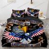Creative American Flag Bedding Set Duvet Cover 3d Bedding Fashion Design Decoration King Duvet Cover Set Double Bed Set Bedding9