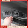 4Pcs Car Door Window Lift Panel Cover Sticker for Volkswagen VW T-Cross Tcross 2018    2022 2023 LHD