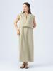 Beams Heart Keyhole Vest Dress One Size Dress & (2-Piece Set) Women's Beige,