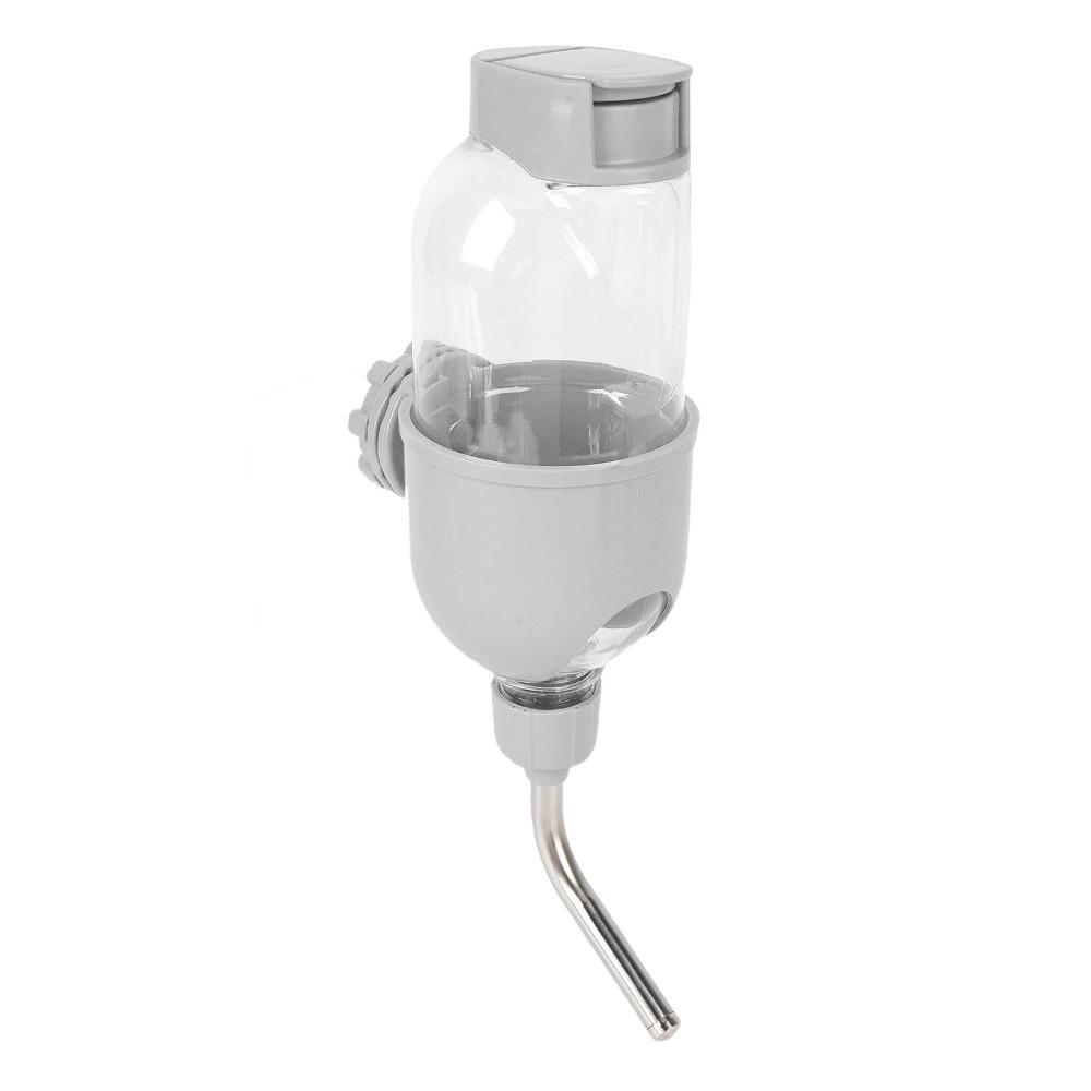 Anti-drip Pet Water Feeder Suction Cup Attached Double Steel Bead Crate Hanging Water Bottle Hanging Mount No Wet Mouth