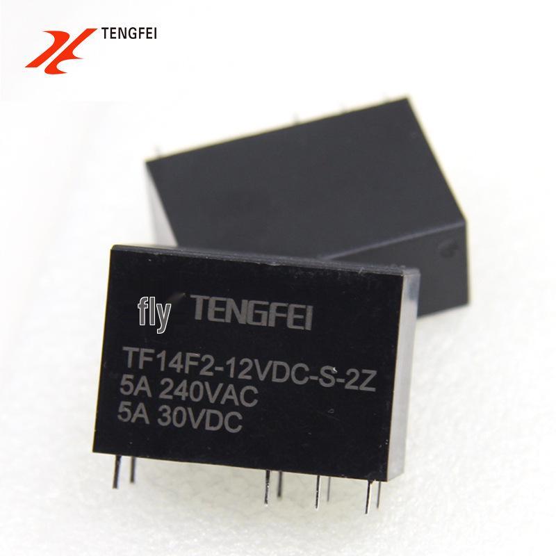 TF1020 8-Pin Relay 12V DPDT 5A, 2 NO & 2 NC.