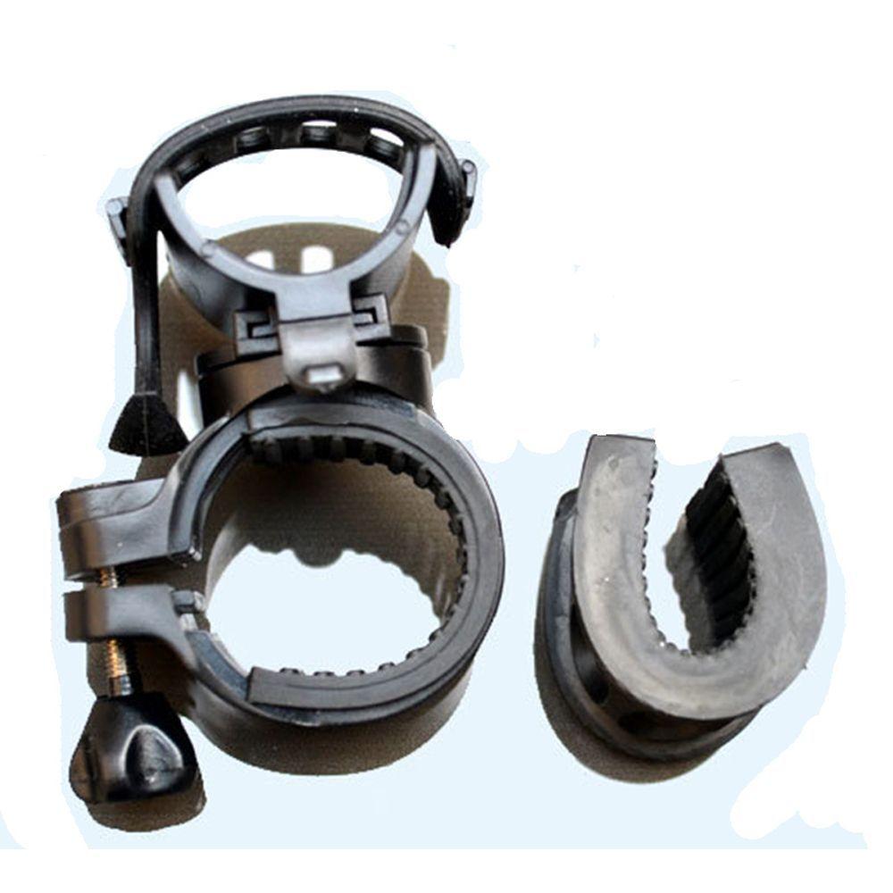 Cycling Torch Bracket Bicycle Light Clip Flashlight Holder Bicycle Torch Clamp 360 Degree Rotation