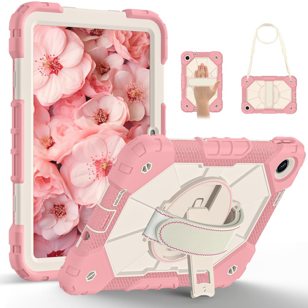 For Poco Pad C1 Redmi Pad 2 9.7" Case 360 Rotation Handle Hand Ring Kickstand Tablet Protective Cover Shoulder Strap
