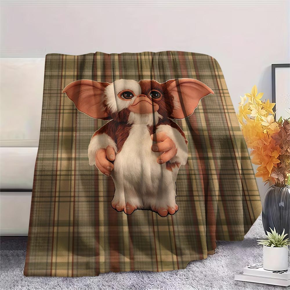 Gremlins Flannel Blanket, High quality Comfortable for All Seasons, Home Decor, Warmth and Comfort