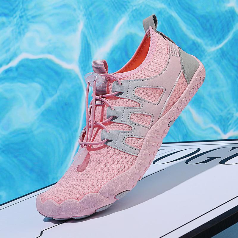 Fashion New Man Sneakers Flat Bottomed Women's Summer Beach Wading Outdoor Anti Slip Couple Sneaker Mesh Breathable Swimming Shoes