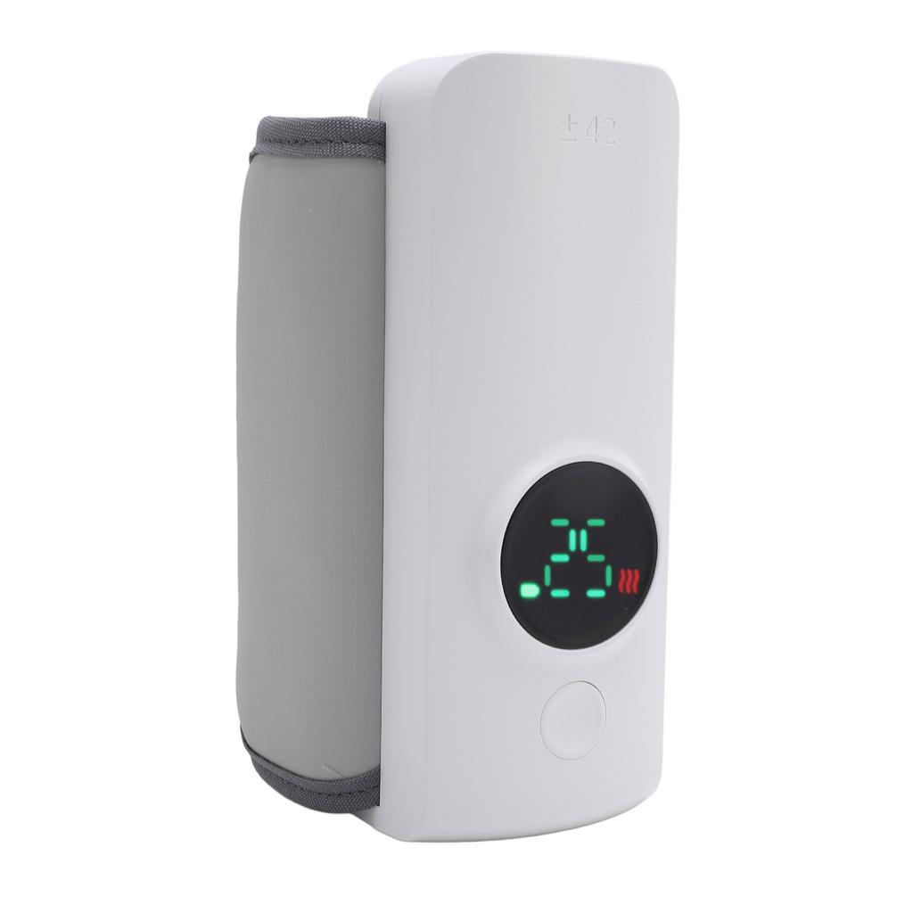 Baby Bottle Warmer 6 Temperature Gears Fast Heating USB Rechargeable Portable Bottle Warmer Insulated Sleeve for