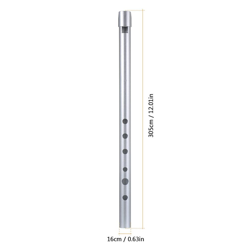 Penny Whistle, Funien Irish Flute Traditional Timpenny Flute 6-Hole Flute Wind Instrument for Beginners, Intermediate and Professionals - D Key