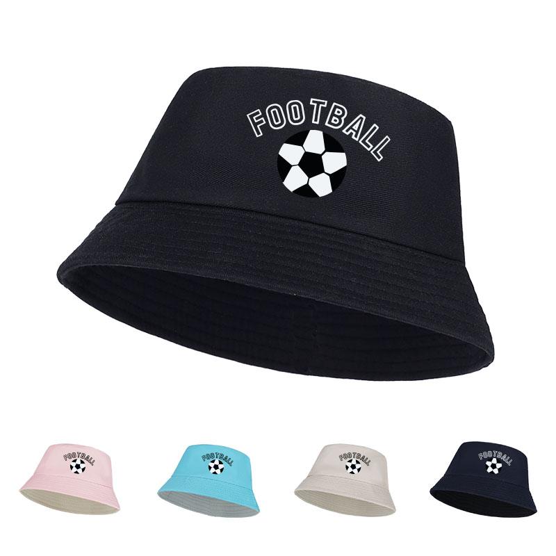 Cute “FOOTBALL” Kids' Bucket Hat: Breathable, Foldable, UV-Protective—Perfect Gift for Young Boys and Girls Who Love Soccer