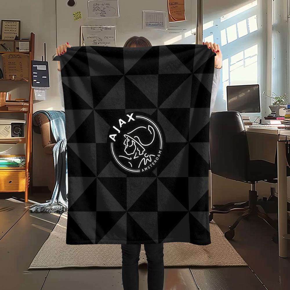 AFC Ajax Amsterdam FlAannel Blanket, High quality Comfortable for All Seasons, Home Decor, Warmth and Comfort