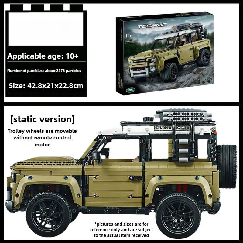 

Compatible with Lego Defender Off-road Vehicle Building Block Assembly Model Mechanical Group Adult Difficult Educational Toys 1PC