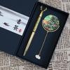 Guizhou Huangguoshu Waterfall Souvenir Bookmark - Jiaxiu Tower Engraved Metal Customization