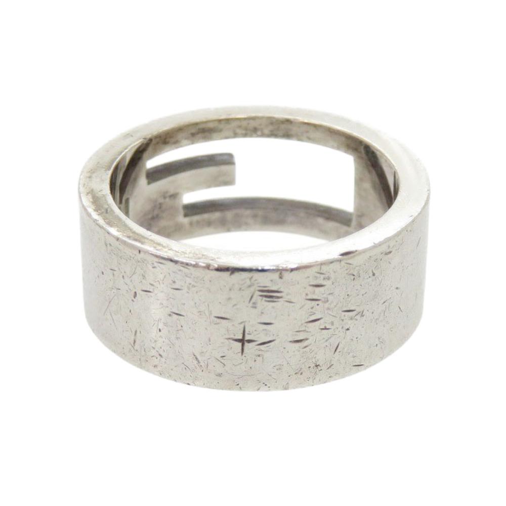 Used AUTHENTIC GUCCI Cutout GRing Silver Silver925 #11(JP Size)