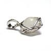 [Mizar] Libyan Glass Pendant, Hexagram, Sterling Silver 925 (Women's & Men's)