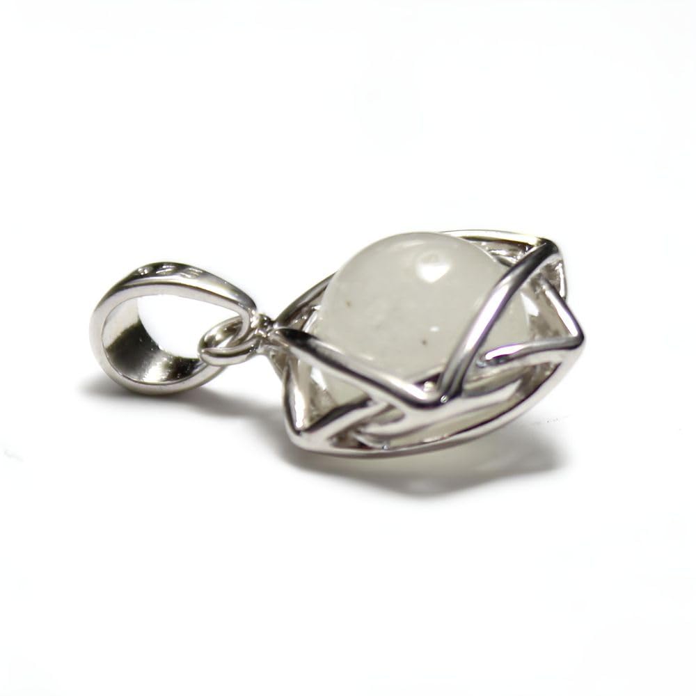 [Mizar] Libyan Glass Pendant, Hexagram, Sterling Silver 925 (Women's & Men's)