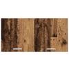 Hanging Cabinet with Storage Rustic Wood Finish 80 x 31 x 40 cm Particleboard