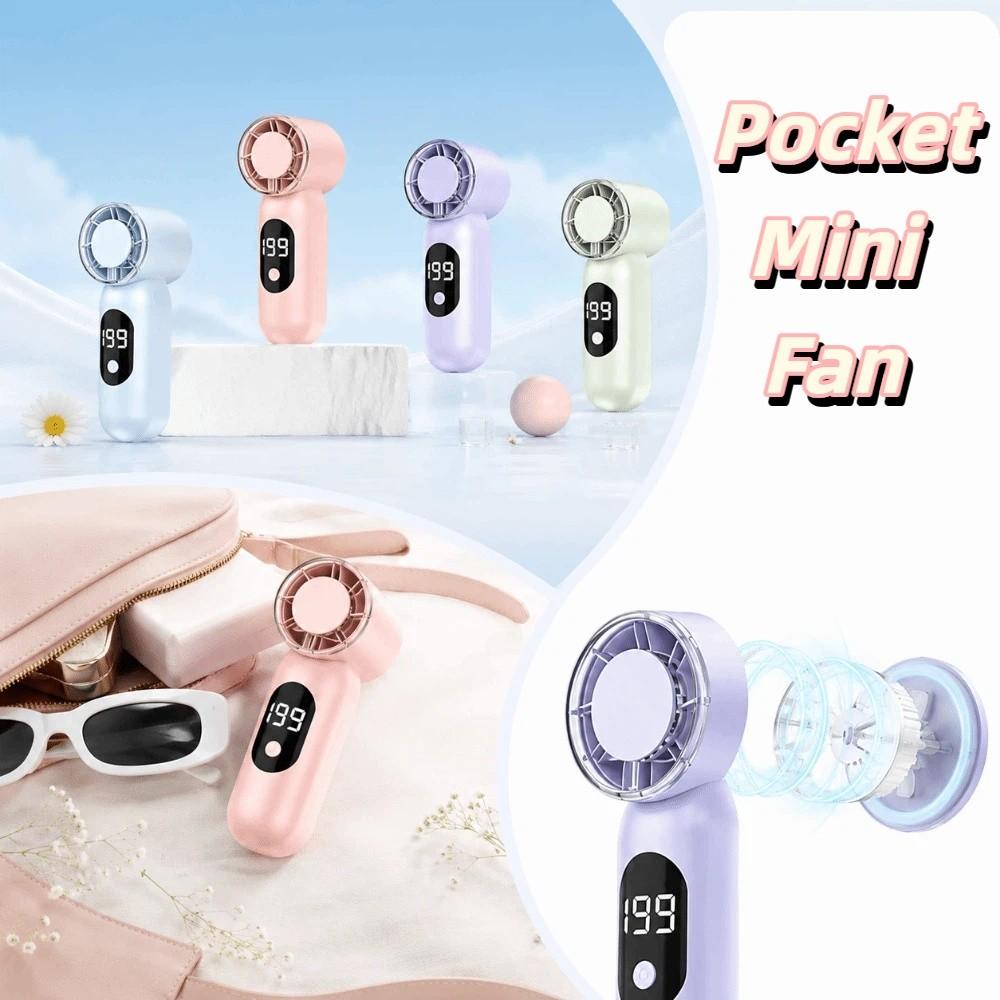 USB Charging Port Portable High-Speed Turbo Fan for 5V/1A 400mAh Daily Use