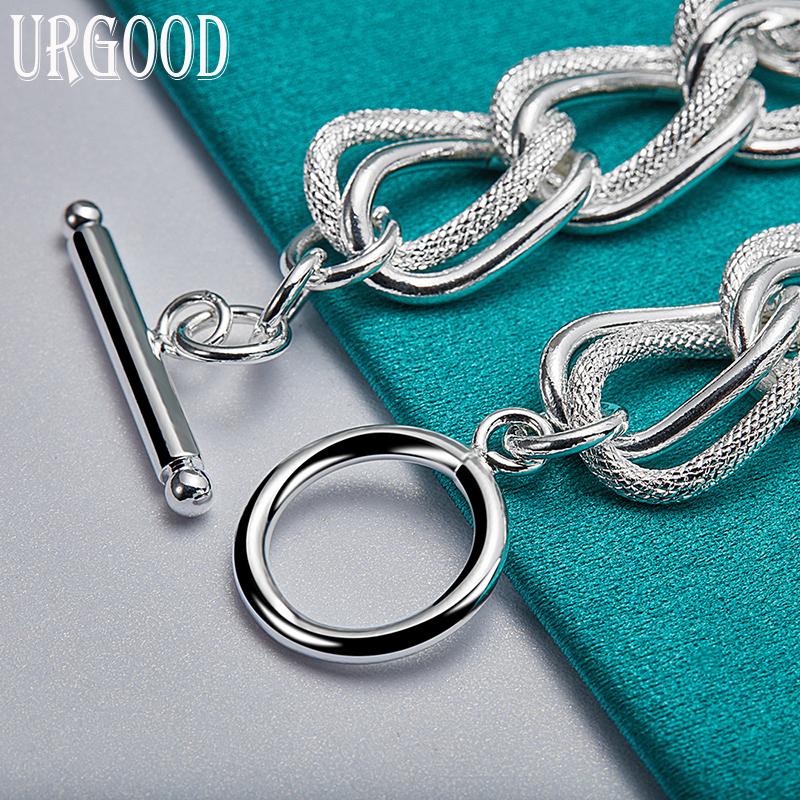 925 Sterling Silver Beautiful Bracelet Fashion Jewelry