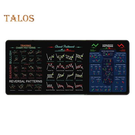 

Великий ігровий килимок для миші з прошитим краєм, нековзкою основою, який можна мити, простий у використанні гумовий килимок для клавіатури миші 30*80cm B