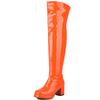 Sexy Overknee Boots For Women Patent Fetish Party Shoes Lady Heels Over the Knee Boots White Black Red Winter Long Fetish Shoes