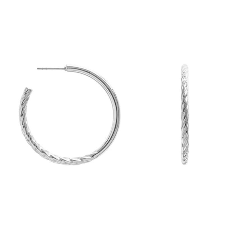 

efor. Tie & Essential Earrings L SILVER