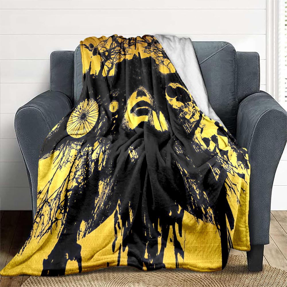 Resident Evil Flannel Blanket, High quality Comfortable for All Seasons, Home Decor, Warmth and Comfort