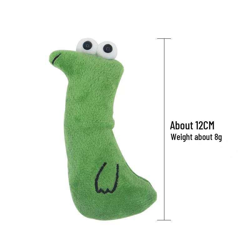 Bite-Resistant Catnip Plush Toy for Interactive Kitten Play