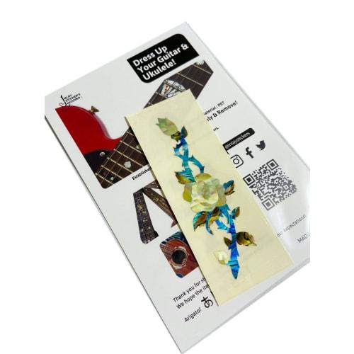 Guitar Head Inlay Sticker Rose Rose Vine