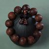 Rosewood 2.0 Ethnic Buddhist Prayer Beads Bracelet for Men and Women with Personalized Carved Lettering