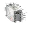 5PCS Relay RXM2LB2BD RXM2LB2P7 RXM2LB2F7 RXZE1M2C 2CO 5A 24VDC 230VAC 120VAC Small Intermediate Relay (Size : RXM2LB2F7 AC120V)