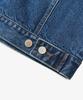 Toffee Washed Denim Trucker Jacket (Mid Blue)