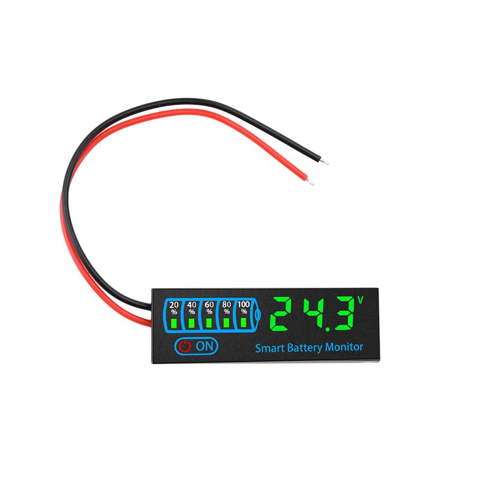 DC 7-40V Battery Charge Indicator Board 18650 Li-ion Lipo Lithium Battery Level Indicator Tester Capacity Tester Meter Detector