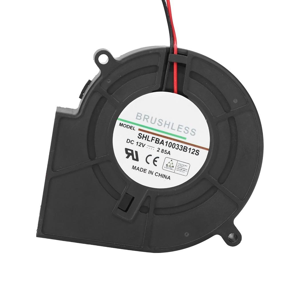 High Airflow Low Noise Centrifugal Blower Fan Brushless DC Fan Ventilation Cooling чёрный