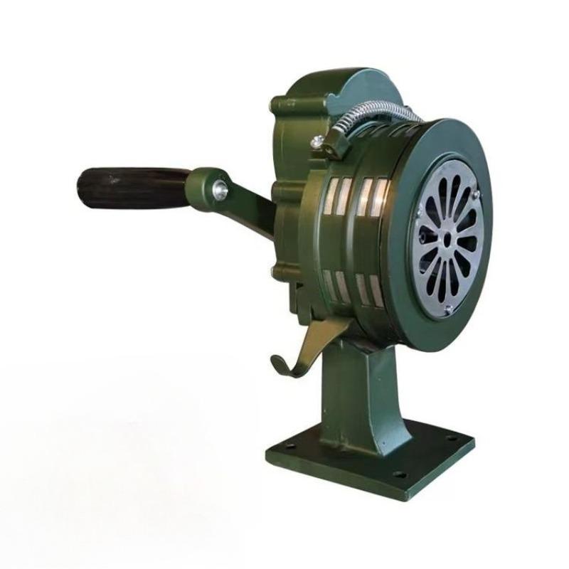 Hand Crank Alarm - Portable Manual Siren for Emergency Alerts, 100 dB Sound, Portable Handheld Air Raid Siren, Ideal for Factories, Campsites