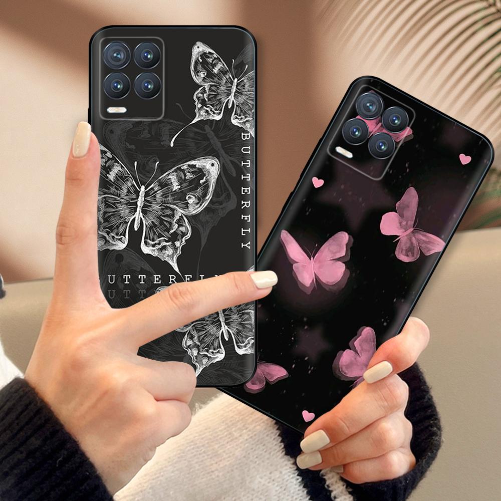 For Realme 8 Case Cute Animal Soft Liquid Silicone Cover For Realme 8 Pro 8i Realme8 4G RMX3085 Full Protection Durable Cases