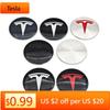 Autoaufkleber Tesla 20 Stück 56mm Autoemblem Radnabendeckel Aufkleber Für Tesla Model S Model3 2024 Model Y X Reifenmitte Abdeckung