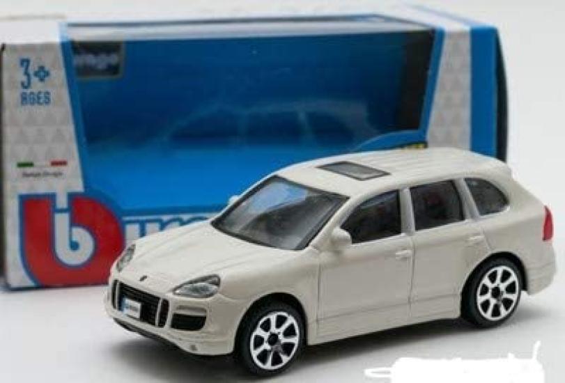 Bburago Porsche Cayenne Diecast Car Scale CAYENNE Turbo 2010 1/43 (White)
