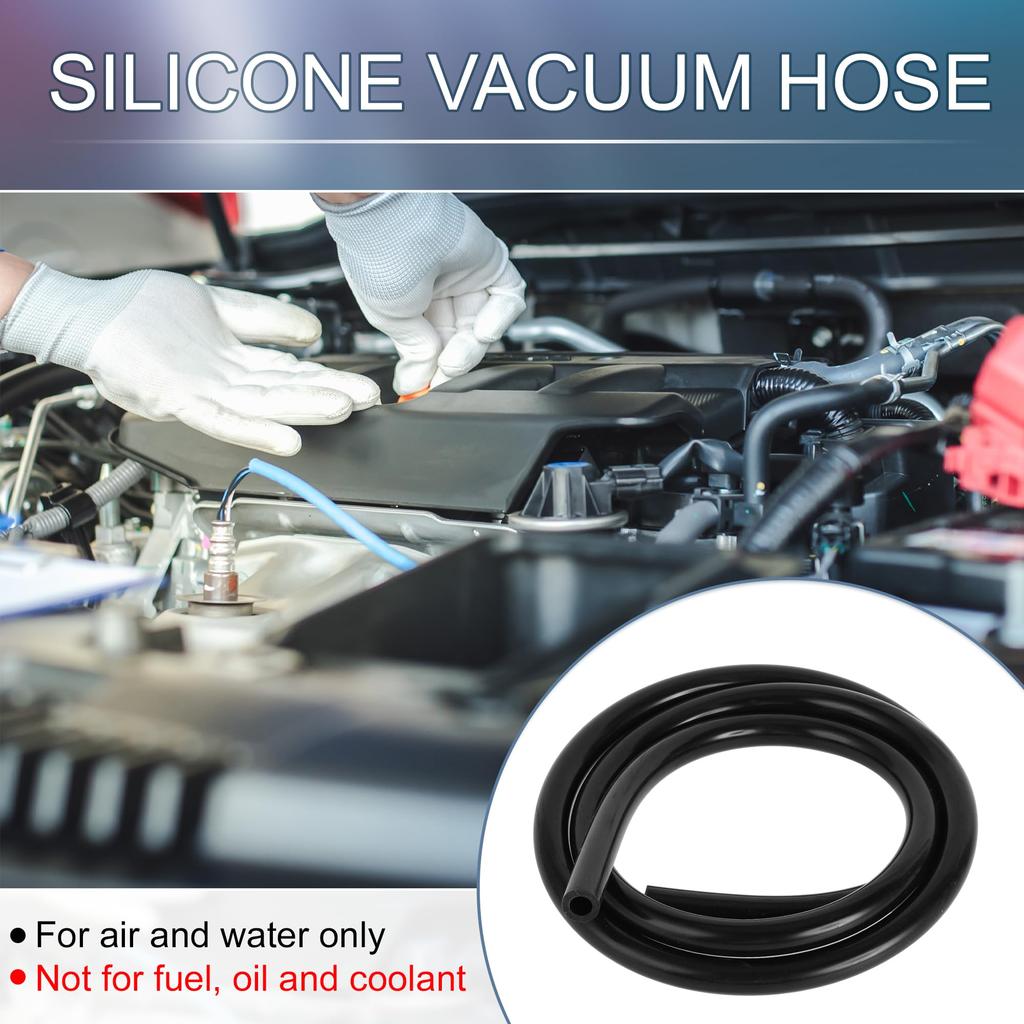 Ein ABSOPRO Silikon-Vakuumschlauch Hochtemperatur 4 Fuß 5/16 Zoll