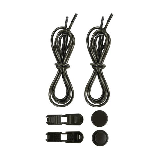 1 Set No Tie Shoelaces Elastic Heavy Duty Lock Adjustable Multi-colored Kids Adults