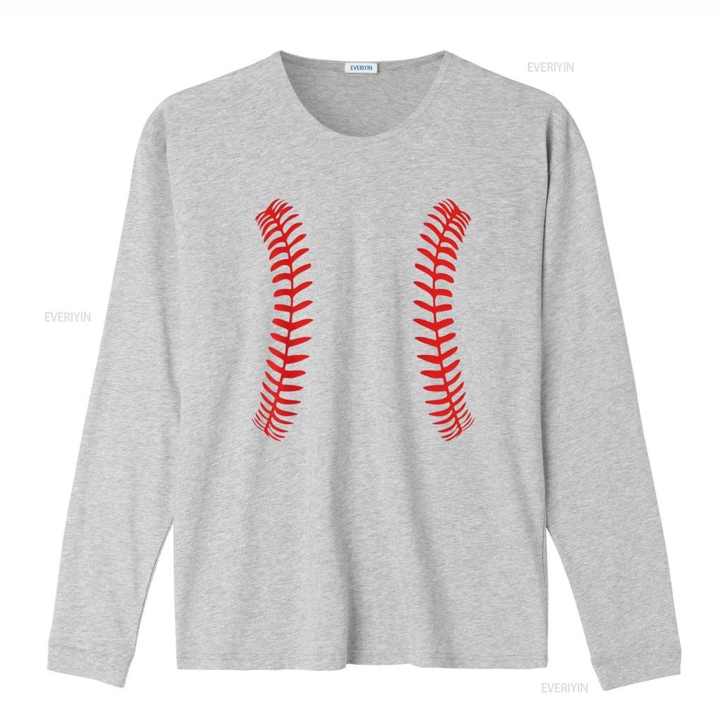 Womens Baseball Stitches T Shirt Ball Double Softball vintage Washed streetwear Slightly homme Breathable Unisex graphic Soft