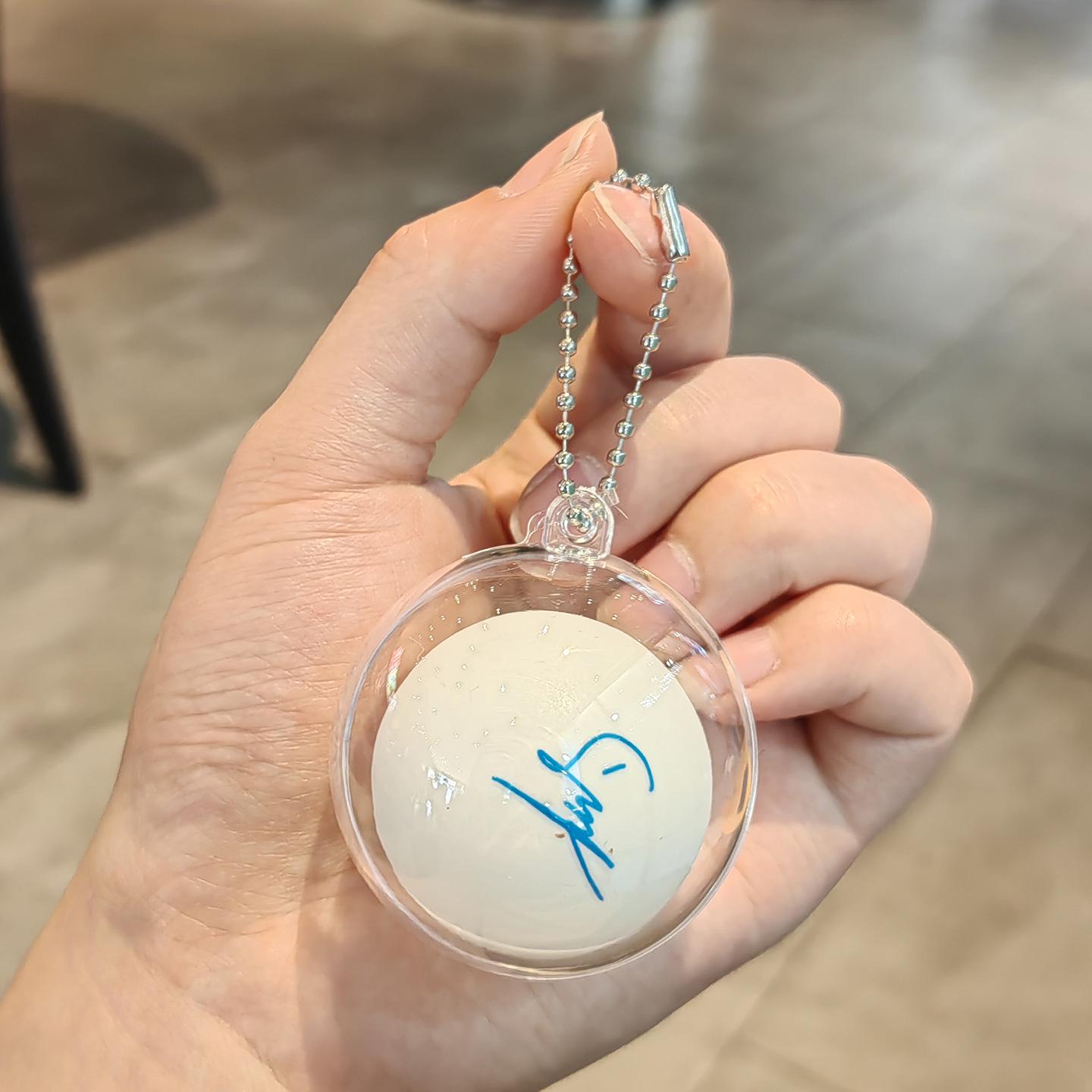 Table Tennis Signature Keychain: Ma Long, Sun Yingsha, Wang Chuqin, Xu Xin – Trendy Bag and Backpack Ornament