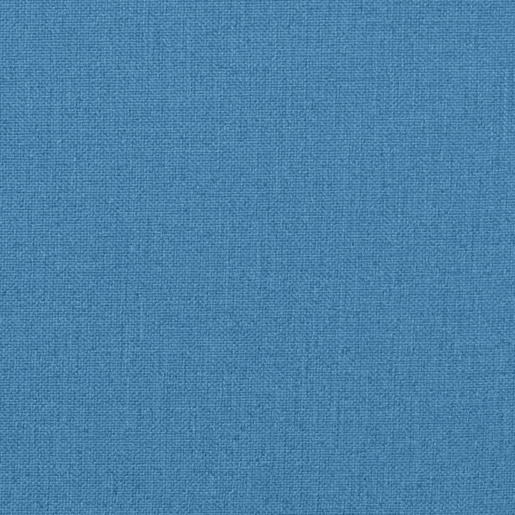 Garden Bench Cushion Melange Blue 120 x 50 x 7 cm Fabric