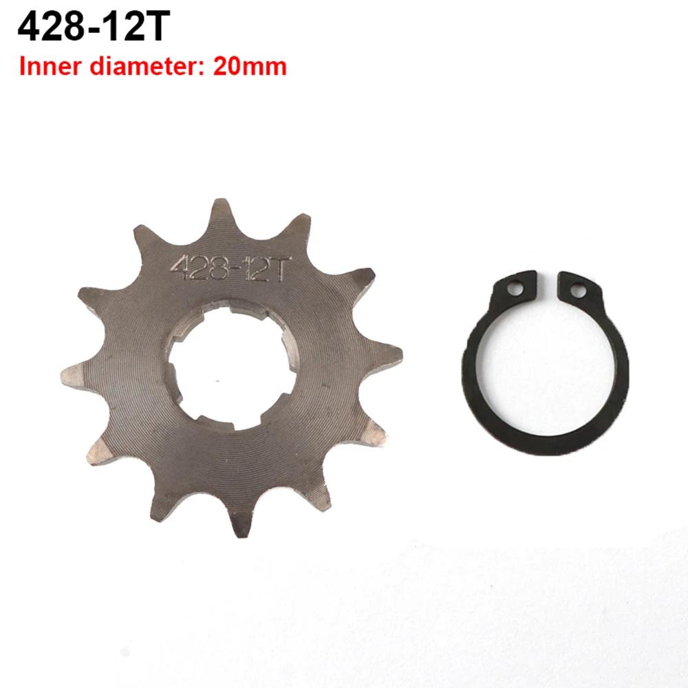428 Chain 20mm 10 11 12 13 14 15 16 17 18 19 Teeth Front Engine Sprockets For 50 110 125 160cc Dirt Pit Bike ATV Quad Motorbike